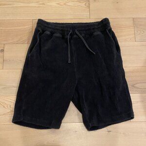 All Saints Men's Jackson Lightweight Sweat Shorts | Size XL | Black